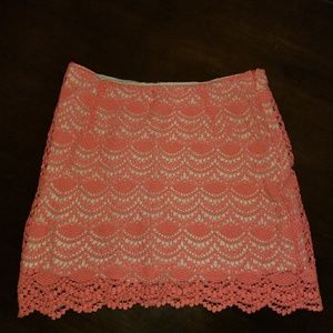 💛SOLD 💛Cotton Candy Lace Mini Skirt