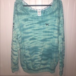 Pink Over the shoulder Sweatshirt