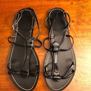 J. Crew Patent Leather Sandals