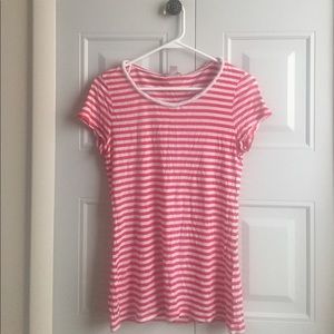 Banana Republic Tee with Beaded Neckline, size S