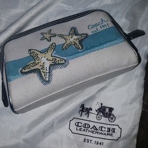 Coach cosmetic pouch