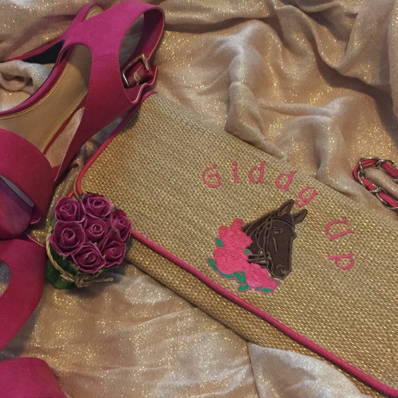 Custom made clutch with horse detail - Picture 1 of 6