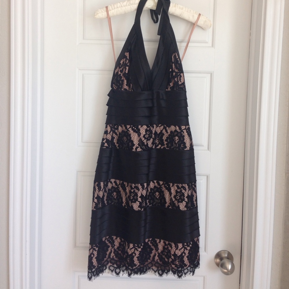 Black and Nude BCBG Dress
