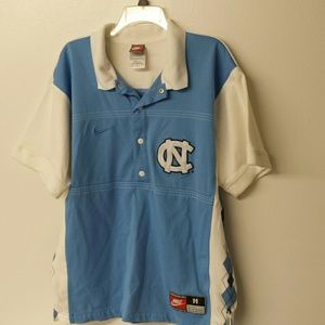 Nike north Carolina warm up shirt vintage NC Bball