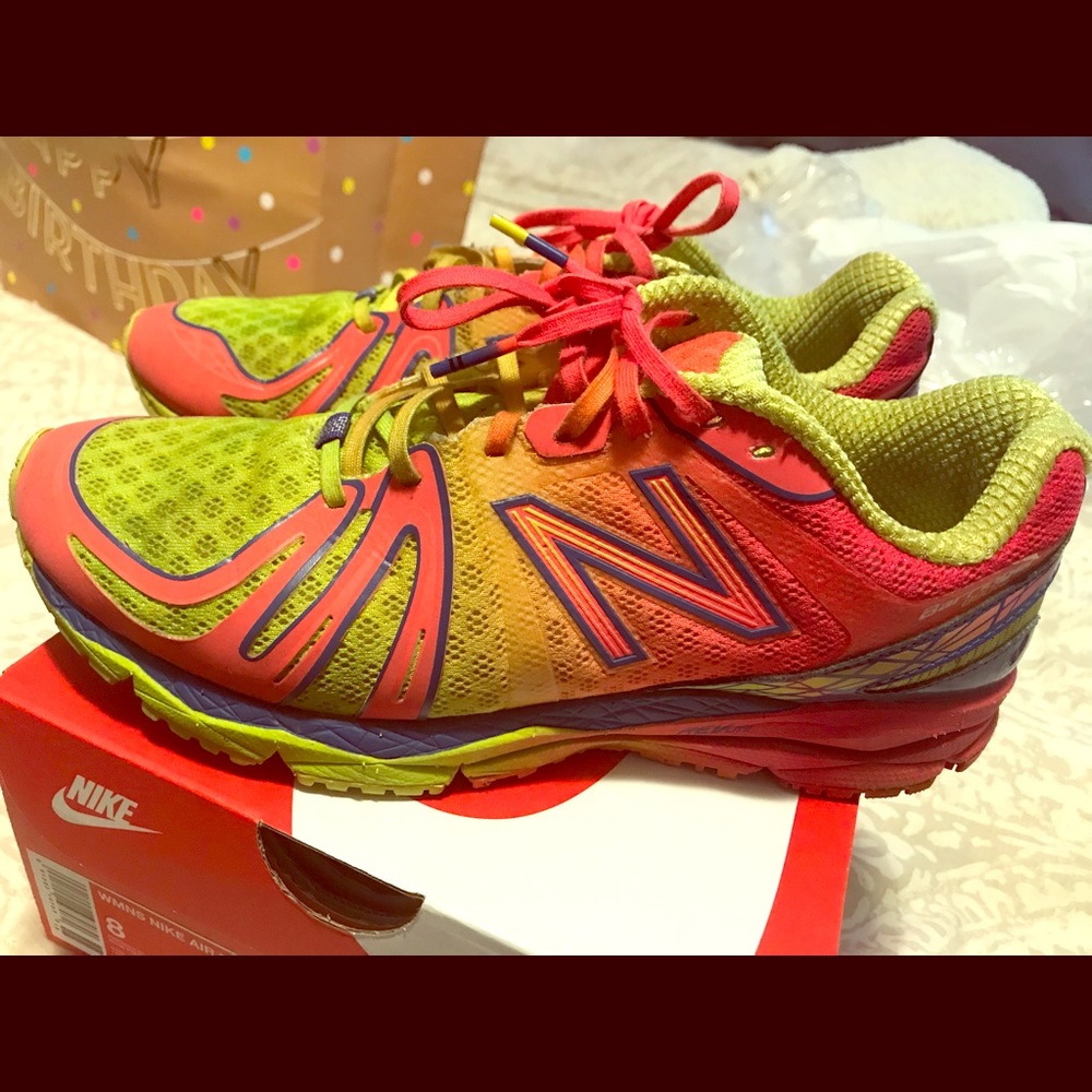 New balance multi color sneakers