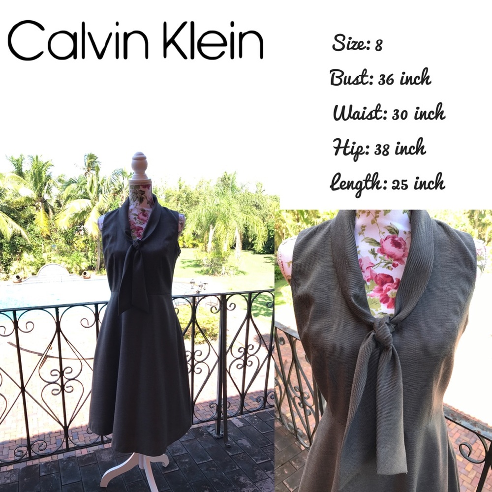 Classic and elegant houndstooth print A line dress