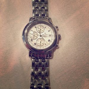 Lucien Piccard chronograph stainless steel watch