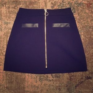 NWT. Black Mini Skirt