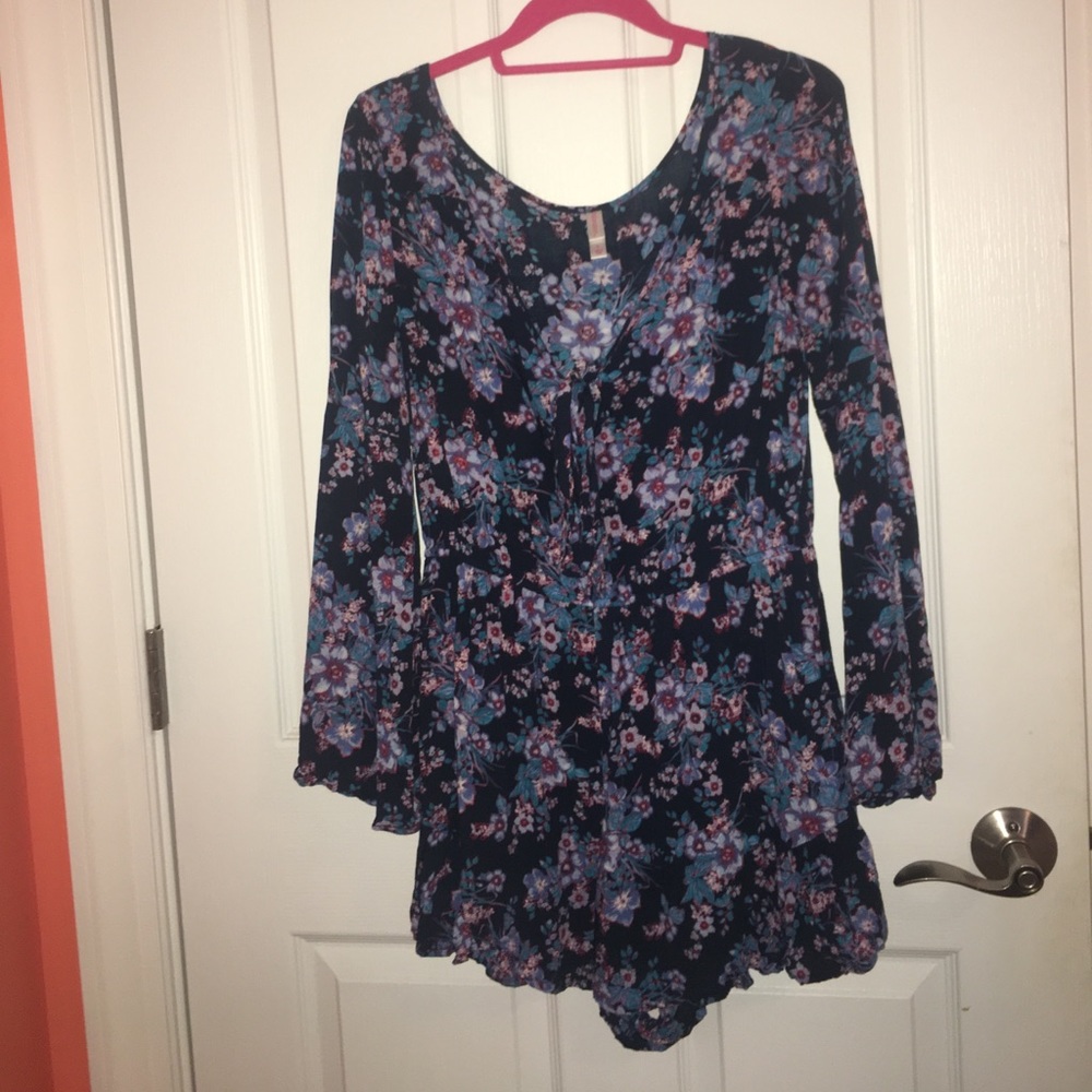 Worn Once! Long sleeve romper from Target