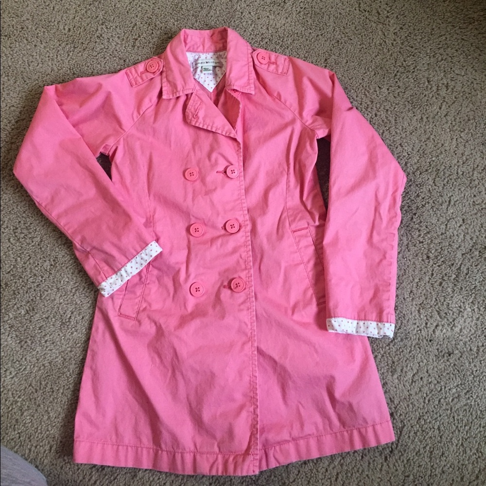 Tommy Hilfiger girls Long pea coat.