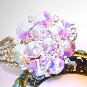 Gorgeous Iridescent Rhinestone Bracelet