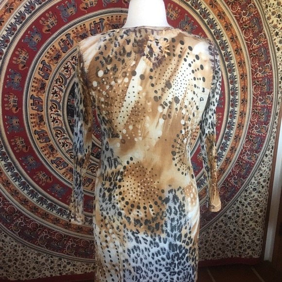 Mixed leopard print Tunic... NWOT - Picture 5 of 8