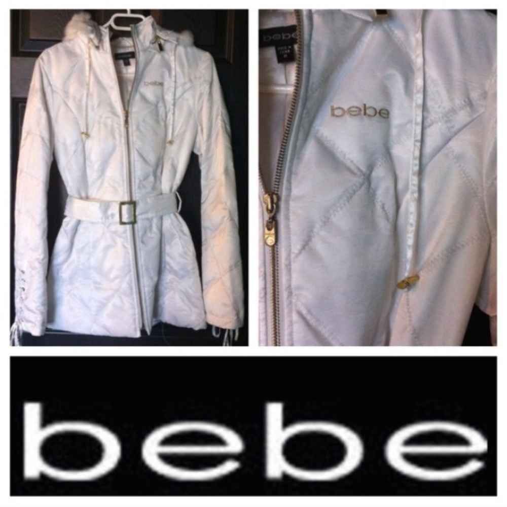 bebe White Jacket
