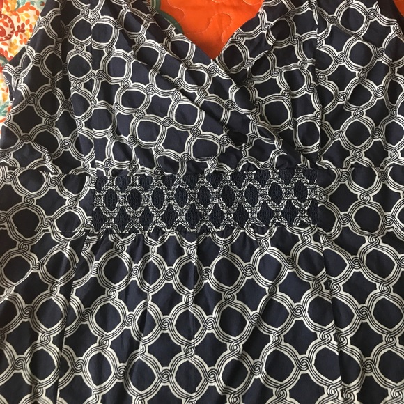 Blue and White Land’s End Dress - Size 6 - Picture 3 of 3