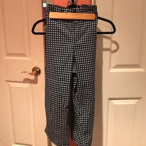 Black and White pants