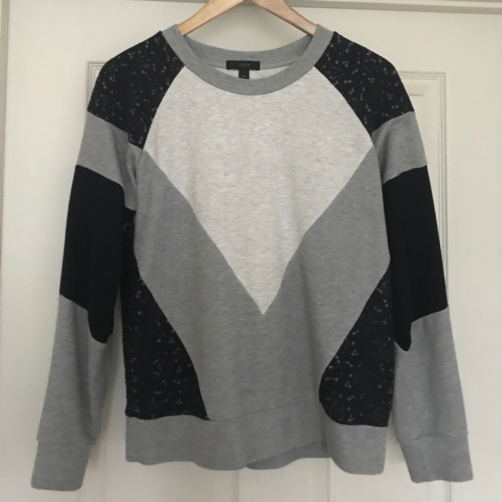 J. Crew Sweatshirt with Lace