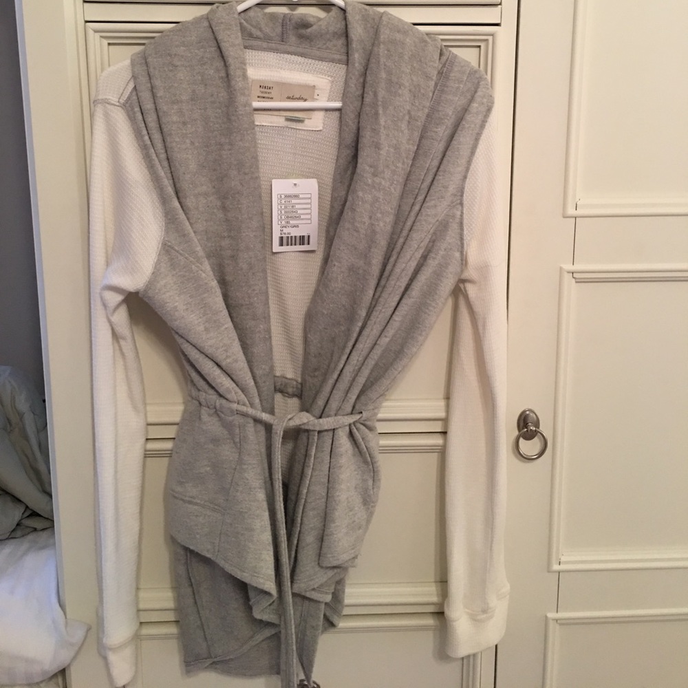 Wrap sweater