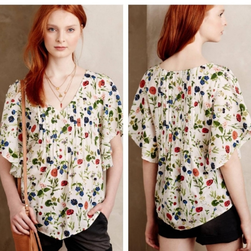 Maeve floral top size 2