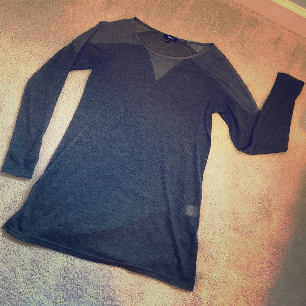 Charcoal grey long sleeved shirt