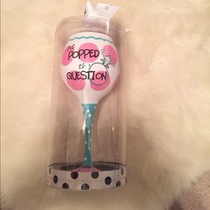 Mudpie Engagement Wine Glass 🍷