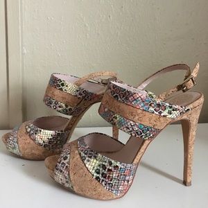 Vince Camuto Summery Patterned Heels