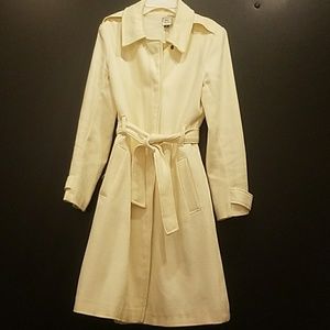 Old navy cream trenchcoat