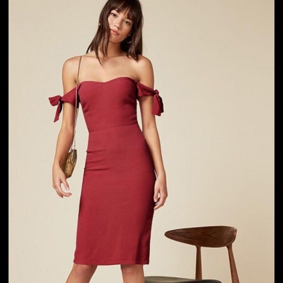 Reformation Dresses & Skirts - Reformation Marla off-the-shoulder Dress