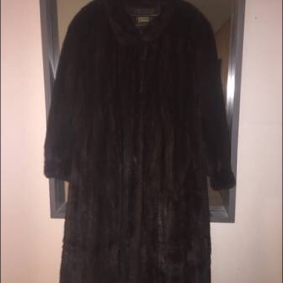 koslows fur full length mink coat - Picture 1 of 8