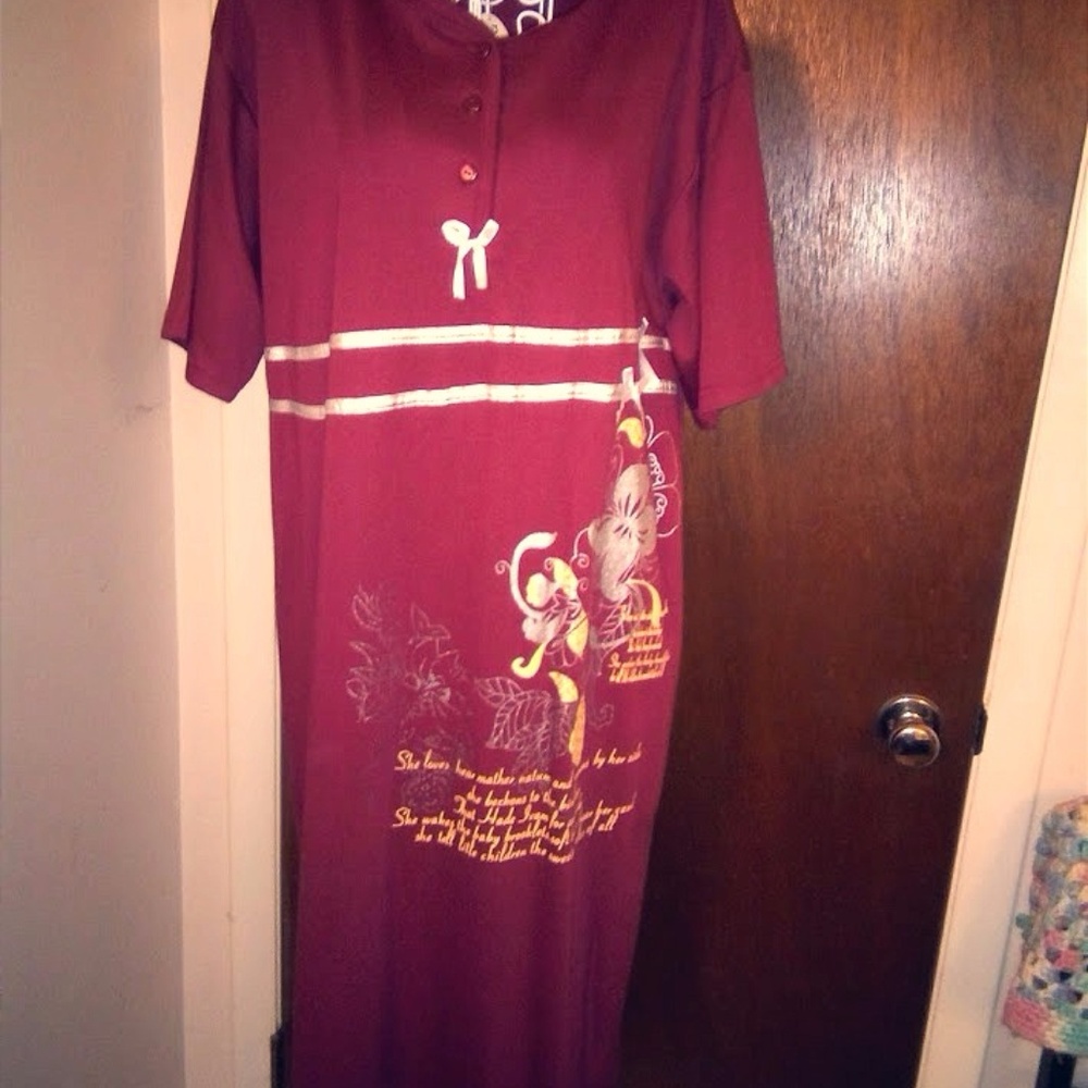 Night Gown - New - With Poem - Size M