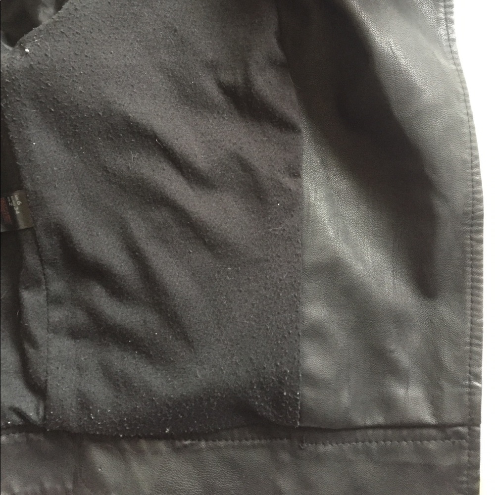 Top shop Faux leather jacket size 2 - Picture 7 of 7