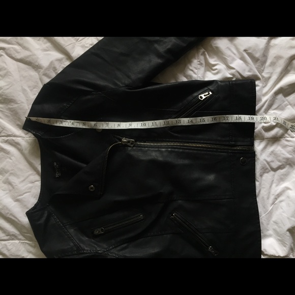 Top shop Faux leather jacket size 2 - Picture 5 of 7