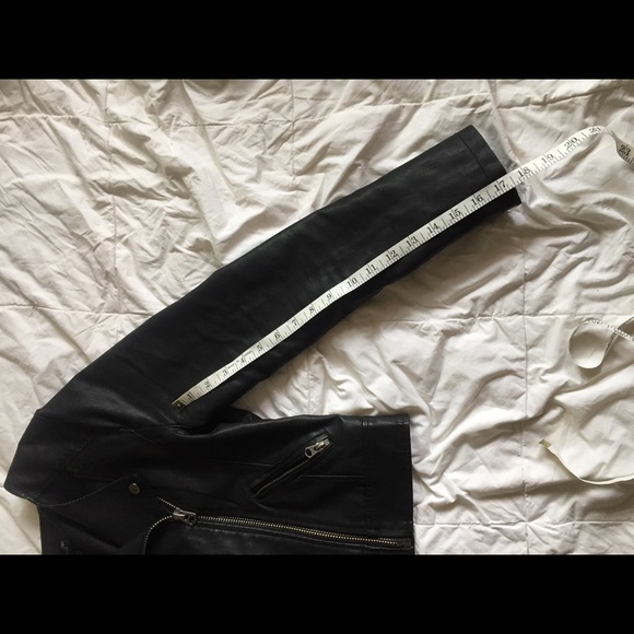 Top shop Faux leather jacket size 2 - Picture 6 of 7