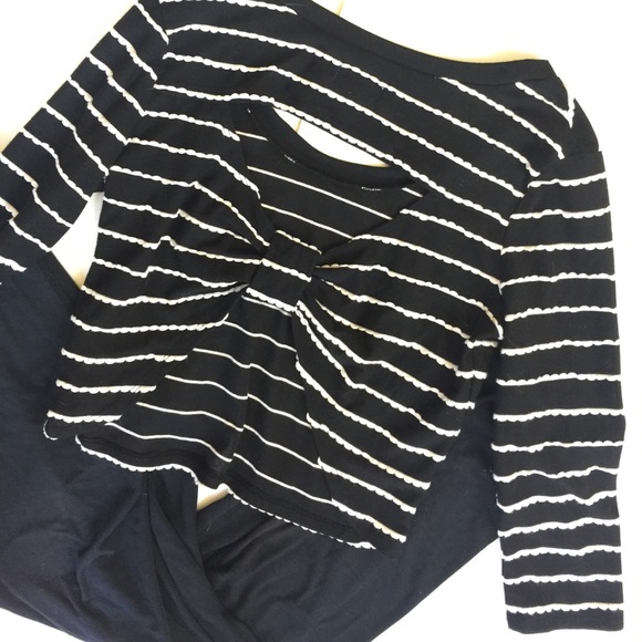 Anthropologie Open Back Cooperative Crop Top - Picture 2 of 4