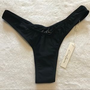 Kira Swim High Rise Black Bikini Bottom