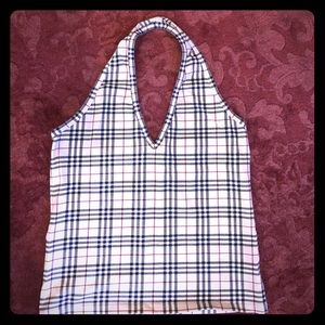 Burberry Nova Check Halter EUC