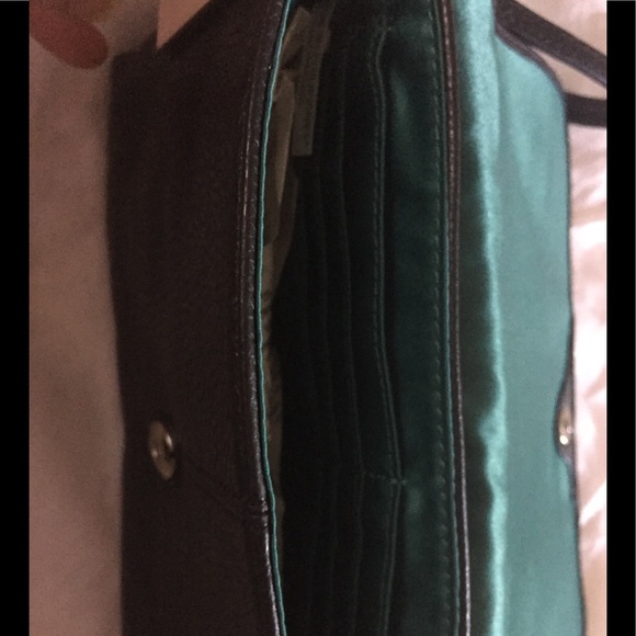 Leather coach large flap wristlet. New with tags. - Picture 2 of 2