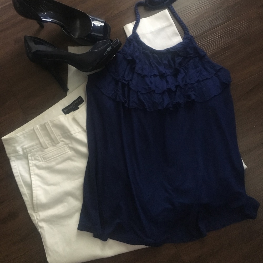 Banana Republic Halter tie top