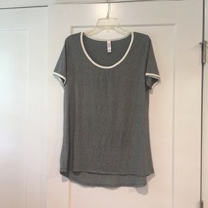 NWOT LuLaRoe Gray top