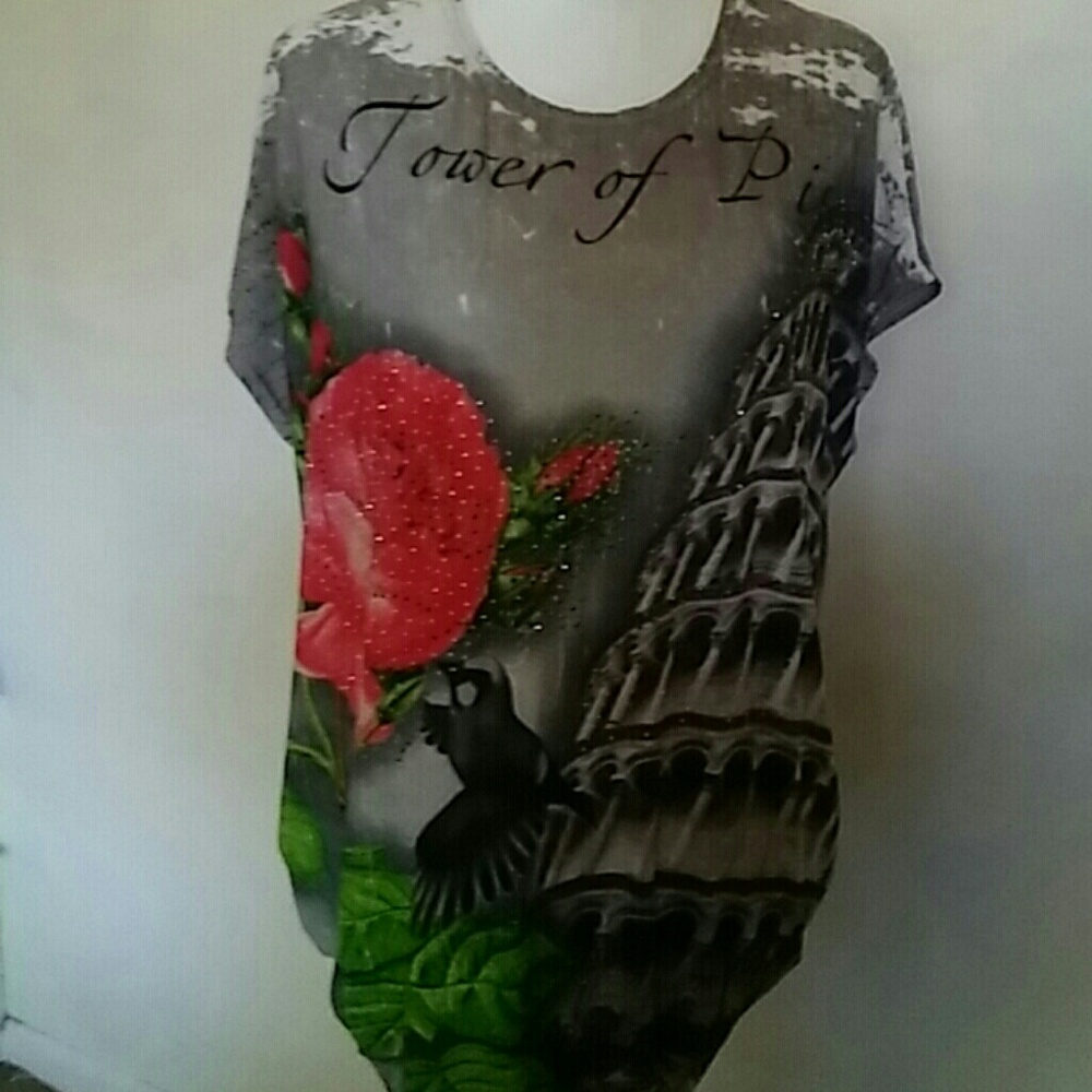 Tower of Pisa blouse