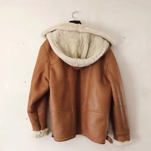 giorgio dancoso genuine shearling leather coat
