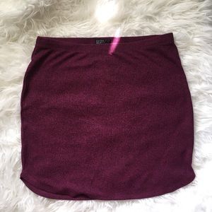Cotton On Berry Bodycon Skirt