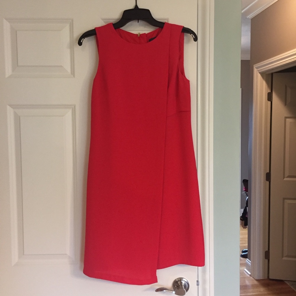 Red Silk dress - Adriana Papel