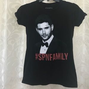 Jensen Ackles SPN Supernatural family tee