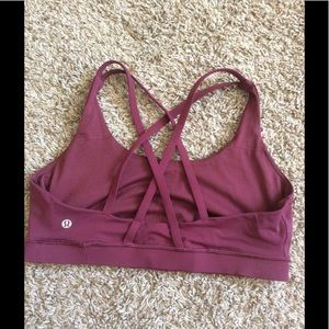 Maroon Lululemon Bra