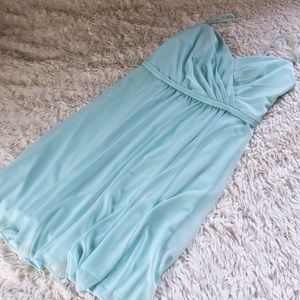 Mint Short Bridesmaid Dress