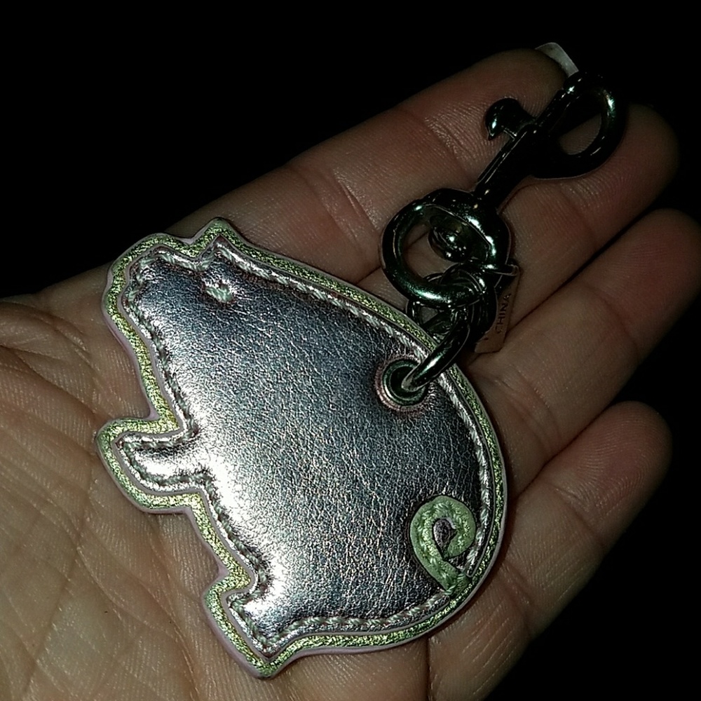 Coach Pig Keychain