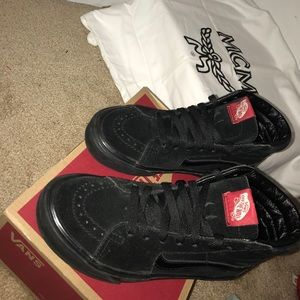 Vans (all black)