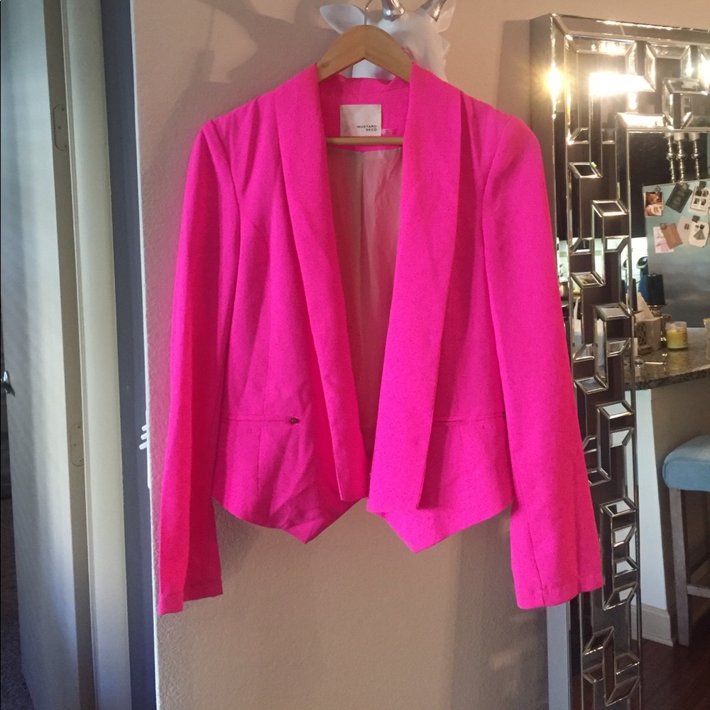 Pink light weight blazer