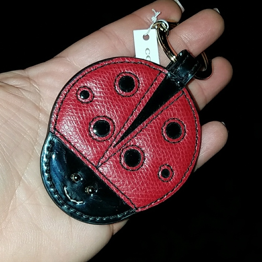 Coach Ladybug Keychain