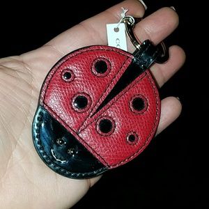Coach Ladybug Keychain